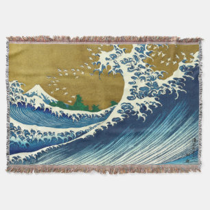 Hokusai-Welle-Muster: Japanische Ukiyo-e-Kunst Decke