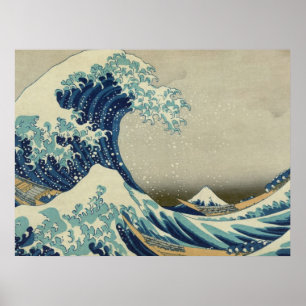 Hokusais Die große Welle vor Kanagawa Poster