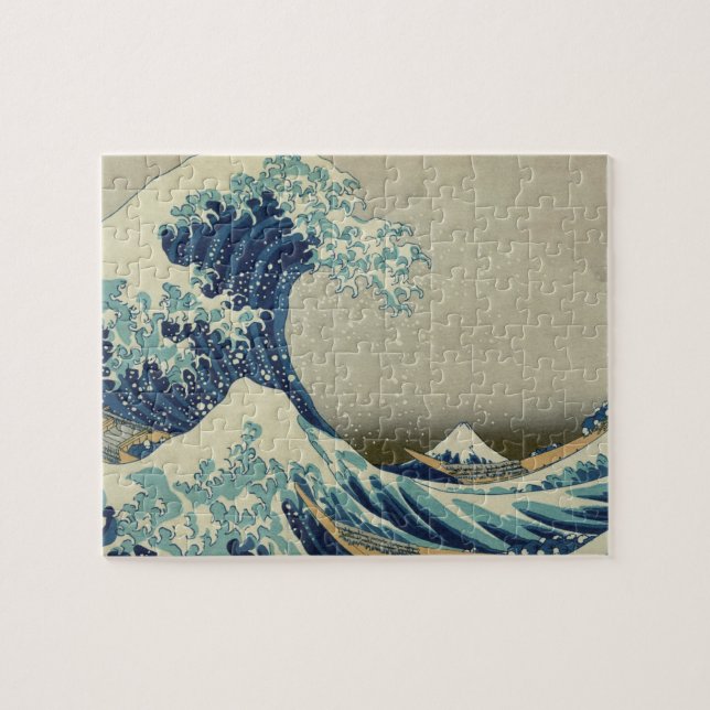 Hokusais Die große Welle vor Kanagawa Puzzle (Horizontal)