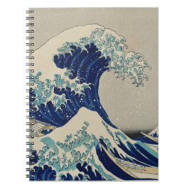 Hokusais Große Welle in Kanagawa (1760-1849) Notizblock