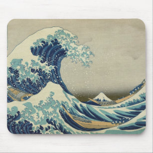 Hokusais große Welle weg von Kanagawa Mousepad