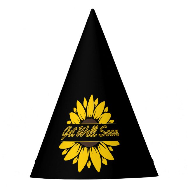 Hol bald Sonnenblumenhut-Party Partyhütchen (Vorderseite)