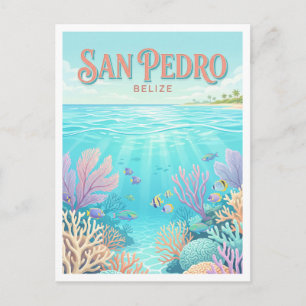 Hol Chan Meeresschutzgebiet San Pedro Belize Postkarte