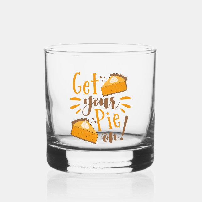 Hol deinen Kuchen an! Whiskyglas (Vorderseite)