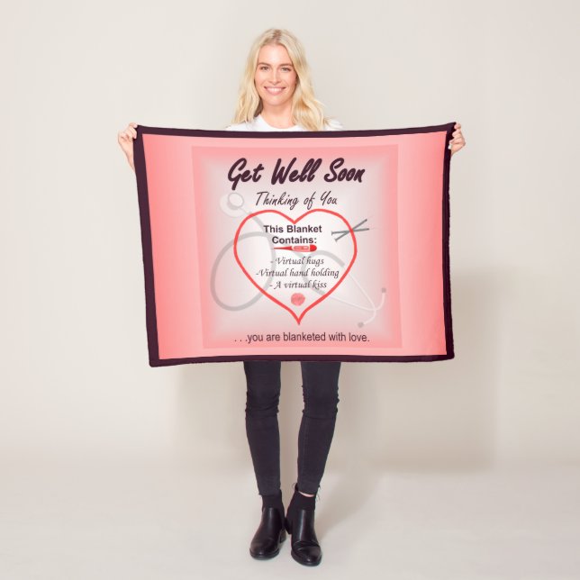 Hol dich bald #1 Fleece Blanket (Beispiel)