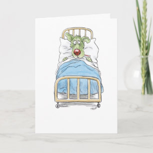 Hol dich bald auf die kleine, junge Grußkarte Karte