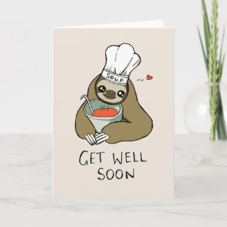 Hol Dir bald eine gute Karte mit Soup Sloth