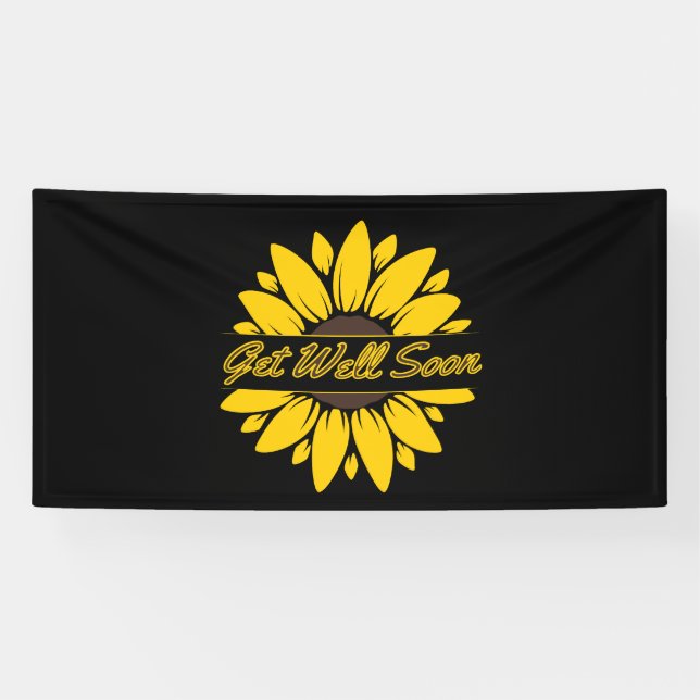 Hol dir bald Sunflower 4x8 Vinyl Banner (Horizontal)