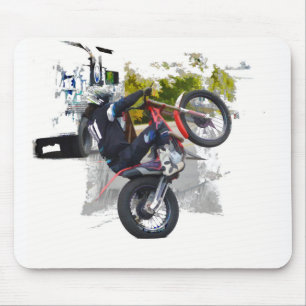 Hol dir dein Gas auf dem Motocross Stunt Biker Mousepad