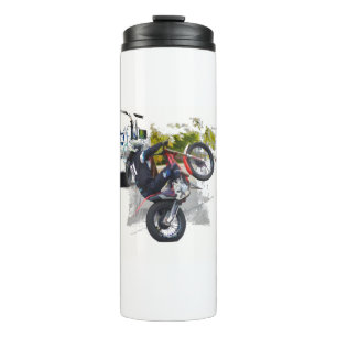 Hol dir dein Gas auf dem Motocross Stunt Biker Thermosbecher