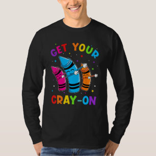 Hol dir deinen Wachs drauf Dabbing-Wachsmalstifte T-Shirt