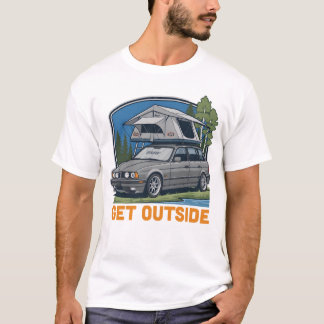Hol dir draußen BMW E34 Touring T-Shirt | E34 Wago