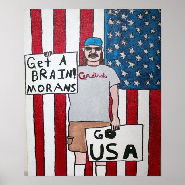 Hol dir ein GEHIRN! Poster (Vorne)