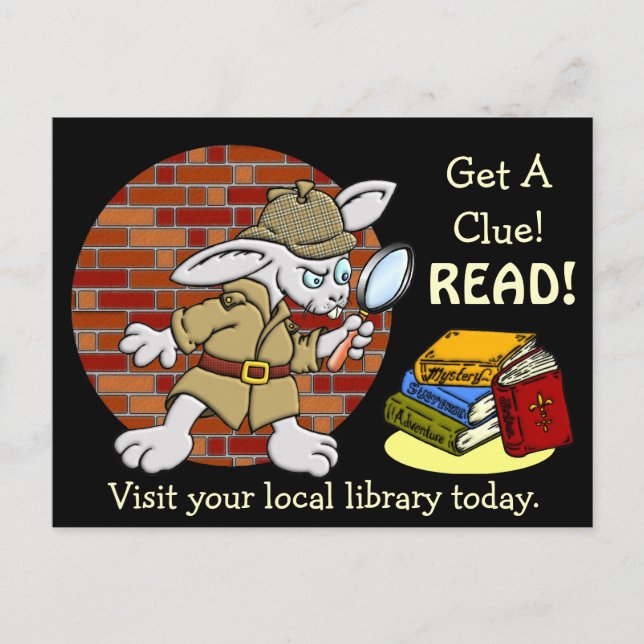 Hol dir einen Klang!  LESEN SIE! Postkarte (Vorderseite)