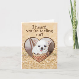 Hol dir niedliche Glitzern mit Chihuahua Karte