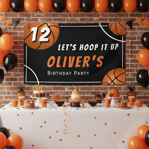 Hol es dir das Basketball Sports Kindergeburtstag Banner