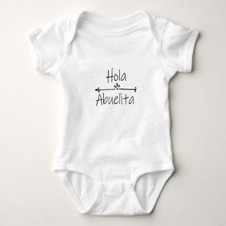 Hola Abuelita, Oma baby, Gender Reveal Geschenk Baby Strampler