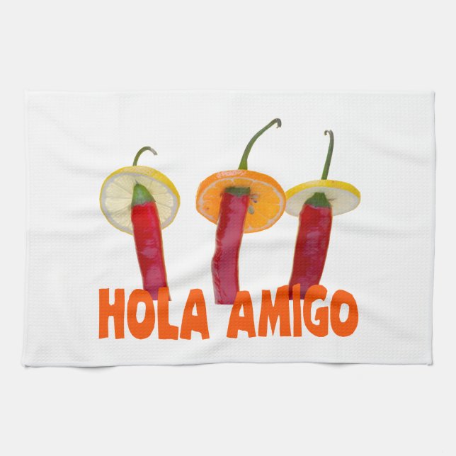 Hola Amigo Geschirrtuch (Horizontal)