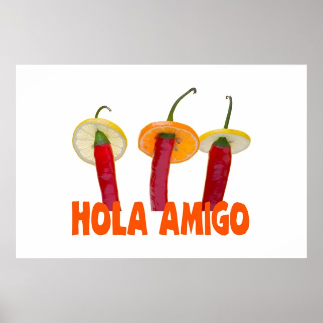 Hola Amigo Poster (Vorne)