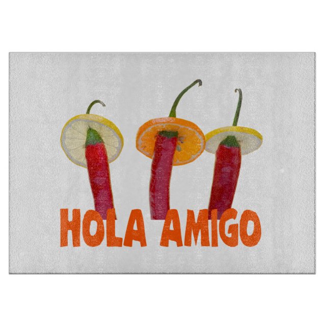 Hola Amigo Schneidebrett (Vorderseite)