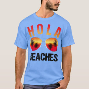 Hola Beache Funny Beach Vacation Summer Tank Top