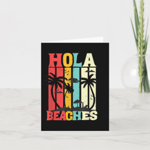 Hola Beaches Funny Aloha Beach Familienurlaub Karte