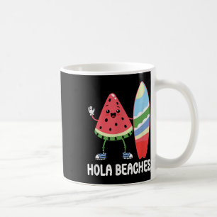 Hola Beaches Niedlich Kawaii Watermelon Surfboard  Kaffeetasse