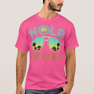 Hola Beaches Sonnenbrille Palm Tree Retro Stiltrop T-Shirt