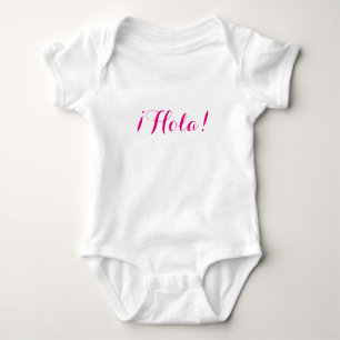 Hola - Geschenk für Baby - fertigen Sie besonders Baby Strampler