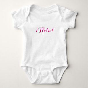 Hola - Geschenk für Baby - fertigen Sie besonders Strampler