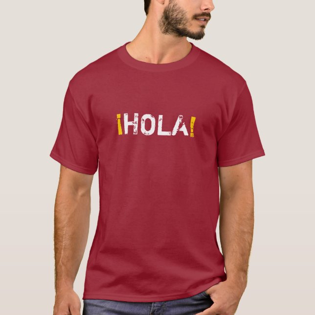 HOLA (hallo!) T-Shirt (Vorderseite)