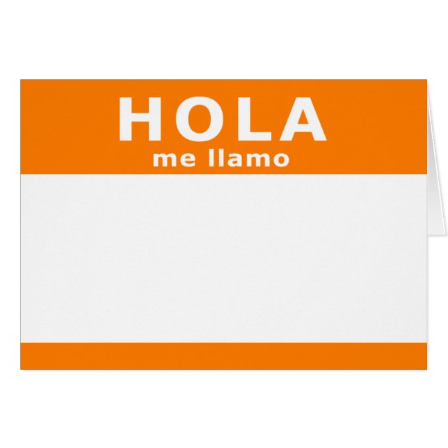Hola me llamo (Vorderseite (Horizontal))