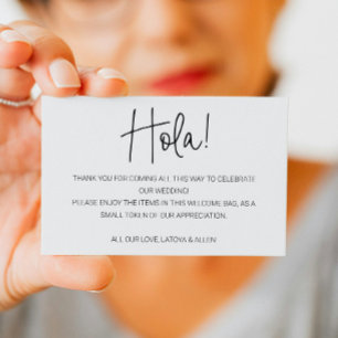 Hola Mexico Wedding Willkommensbeutel Platzkarte