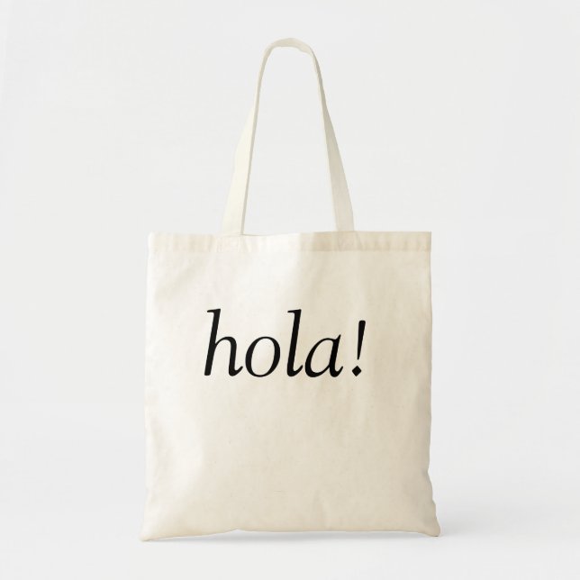 Hola Tote for Weddings Bachelorettes Gifts Tragetasche (Vorne)