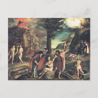 Holbein Allegory Postcard Postkarte
