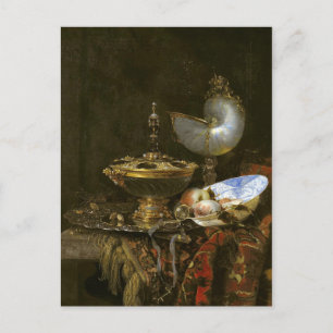 Holbein-Schale, Nautilus-Tasse, Kelch & Obstschale Postkarte