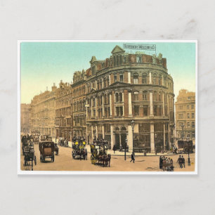 Holborn Viaduct, London, England, klassischer Foto Postkarte
