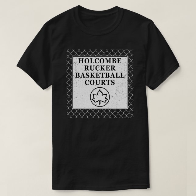 Holcombe Rucker Basketball Courts -Park Sign on Ch T-Shirt (Design vorne)