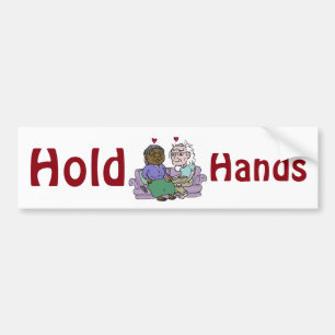 HOLD HANDS Autoaufkleber