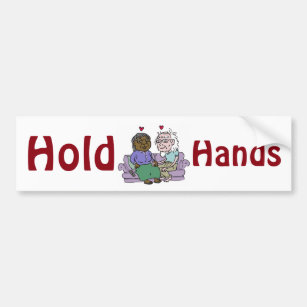 HOLD HANDS Autoaufkleber