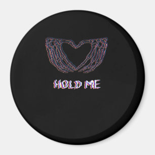 Hold Me Classic - Skeletton Handherz Magnet