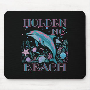 Holden Beach Nc Delfinliebhaber Farbiger Strand So Mousepad