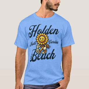 Holden Beach North Carolina Sommer Sonnenblume T-Shirt