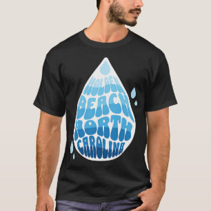 Holden Beach North Carolina Wassertropfen T-Shirt