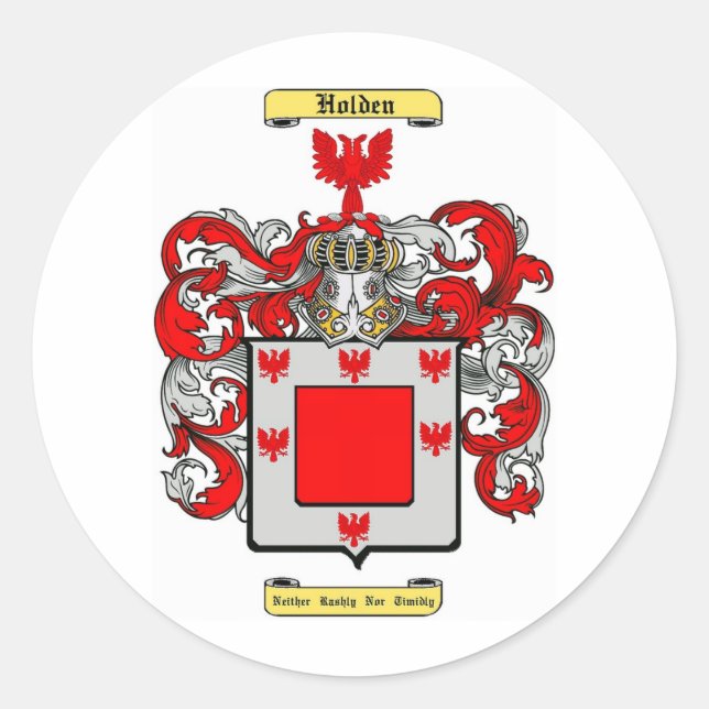 Holden Runder Aufkleber (Vorderseite)