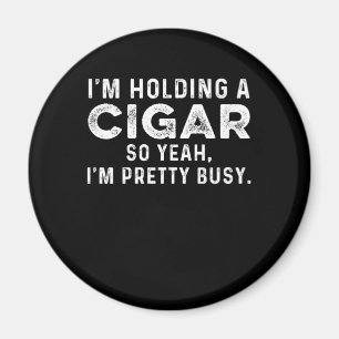 Holding Cigar Smoker Humidor Tobacco Cigars Lover Magnet