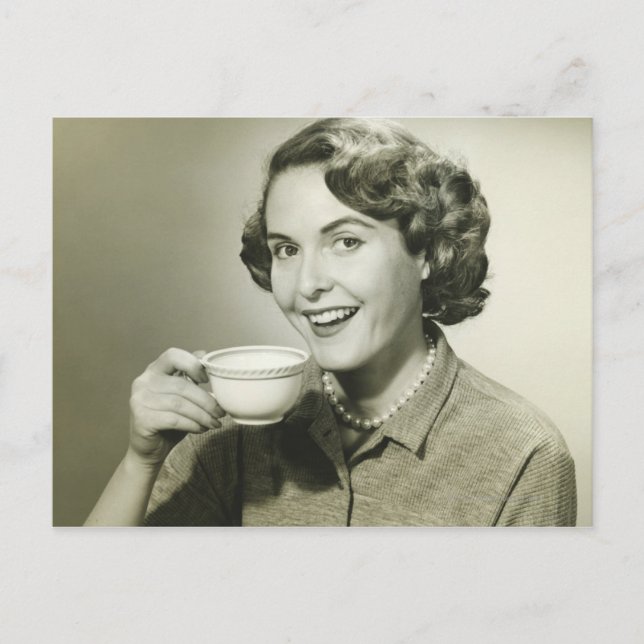 Holding-Cups für Frauen Postkarte (Vorderseite)