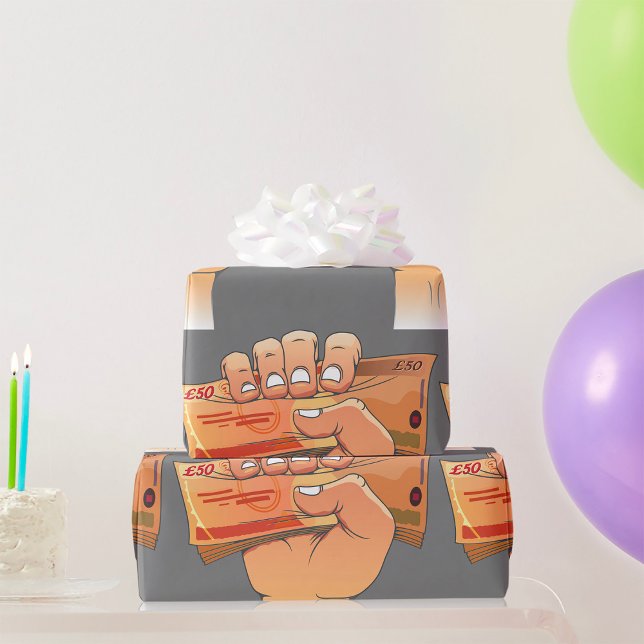 Holding Money Geschenkpapier (Von Creator hochgeladen)