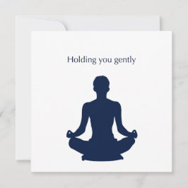 Holding You Gently Kunstkarte Feiertagskarte