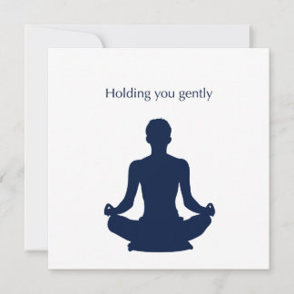 Holding You Gently Kunstkarte Feiertagskarte